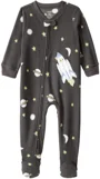 Carter's Пижама из флиса с пинетками Grey Rocket Ship foto