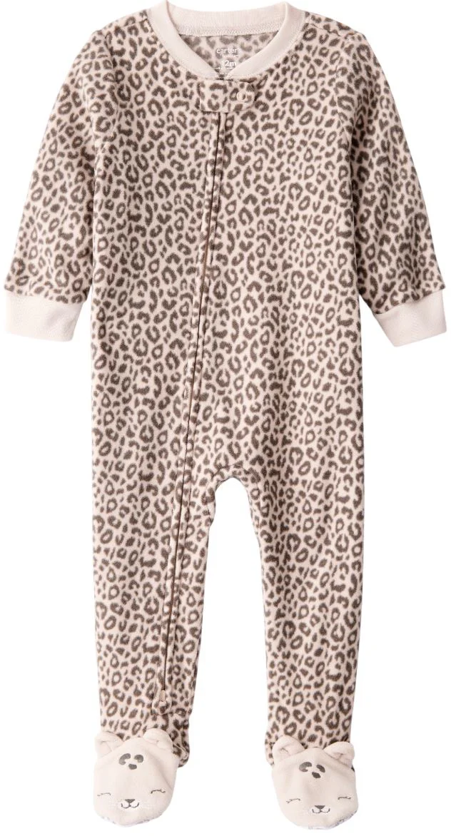 image for Carter's Пижама из флиса с пинетками Cheetah foto