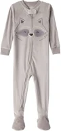 Carter's Pijama Velboa Grey Racoon Face foto