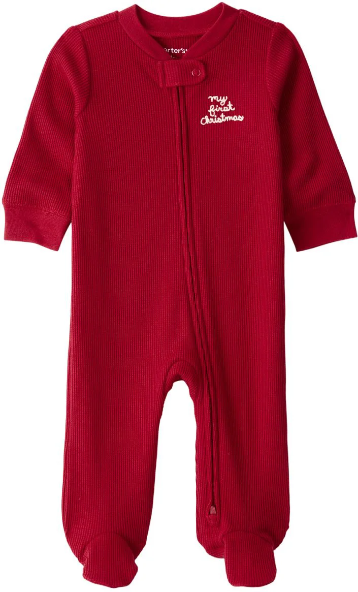 image for Carter's Pijama My First Christmas Solid Thermal foto