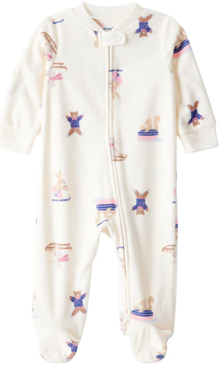 Carter's Pijama din microfleece Girl Animal Ski foto