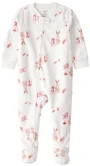 Carter's Pijama din fleece Ivory Bunny Floral foto