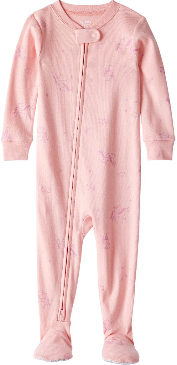 Carter's Pijama din bumbac Pink Fairytale foto