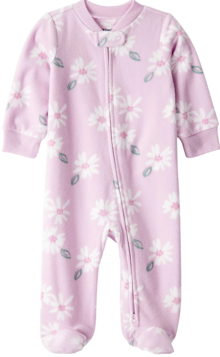 image for Carter's Пижама из микрофлиса Purple Floral foto