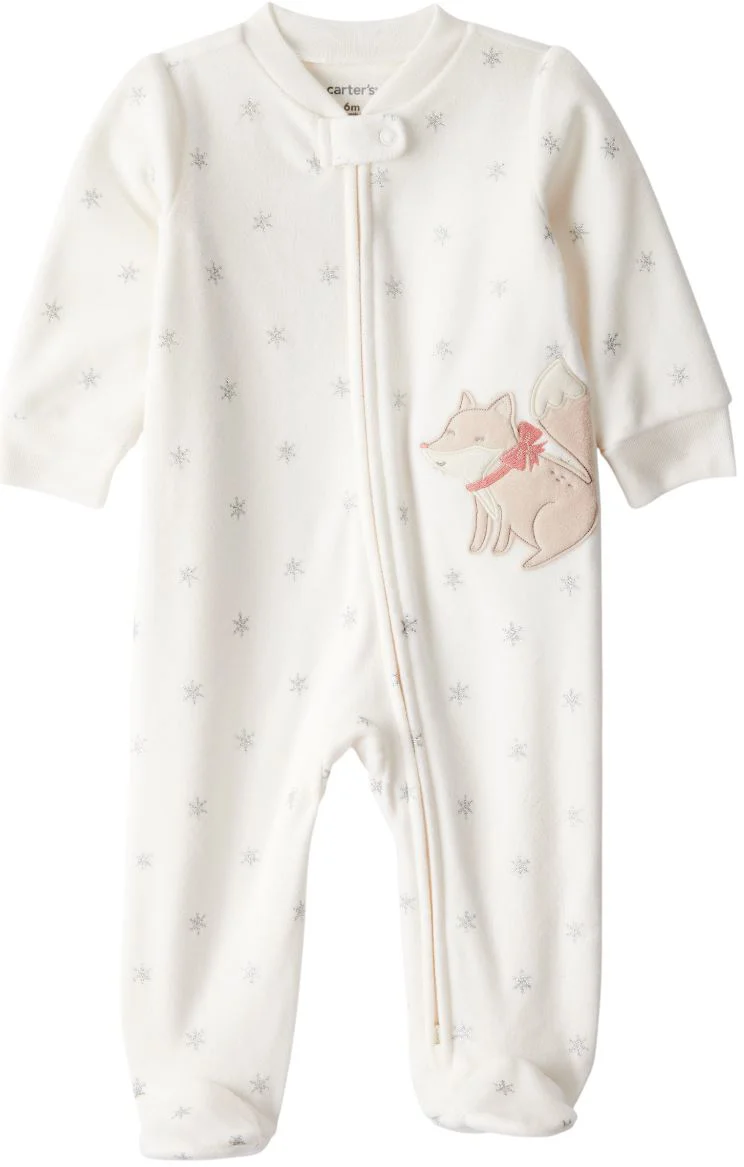 image for Carter's Pijama din microfleece cu White Fox foto
