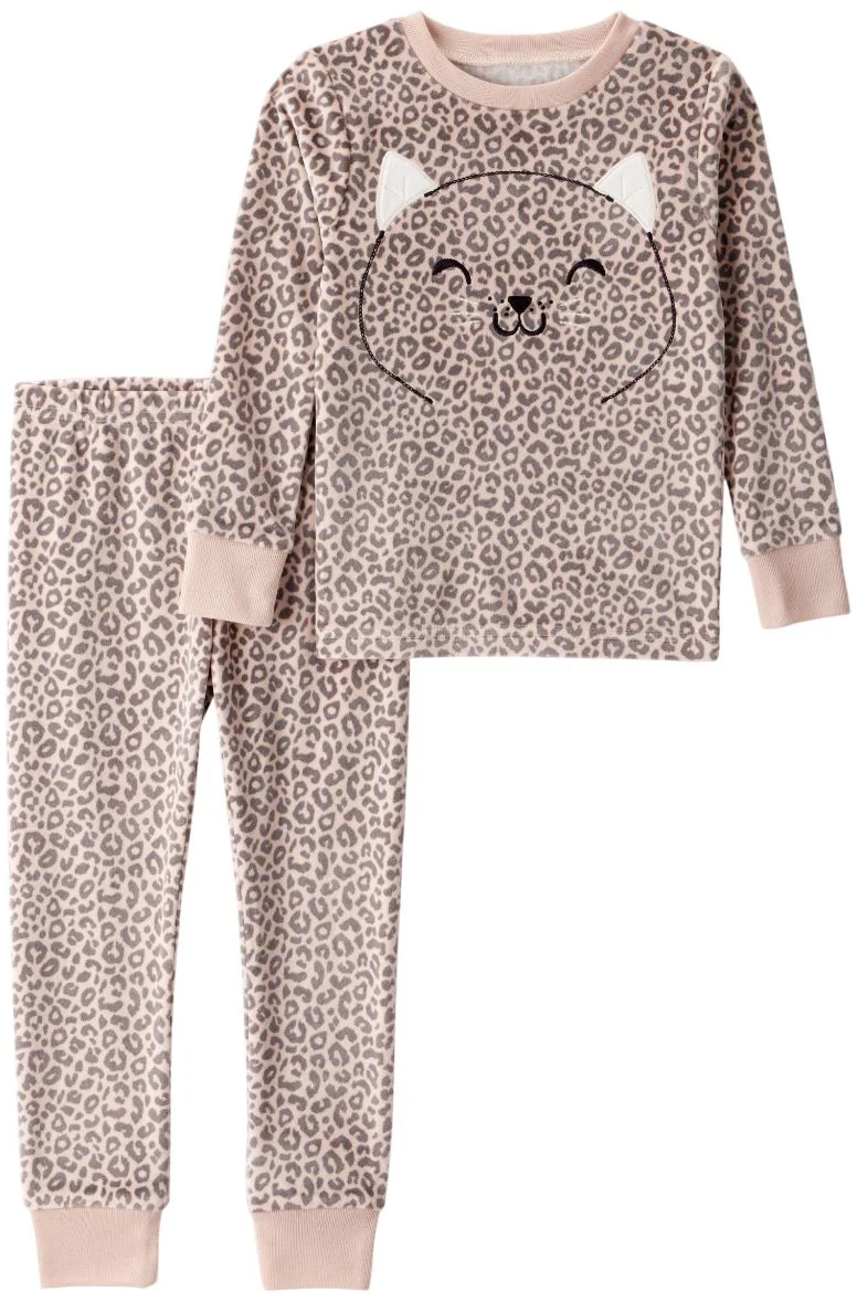 image for Carter's Pijama Velboa Cheetah Face foto