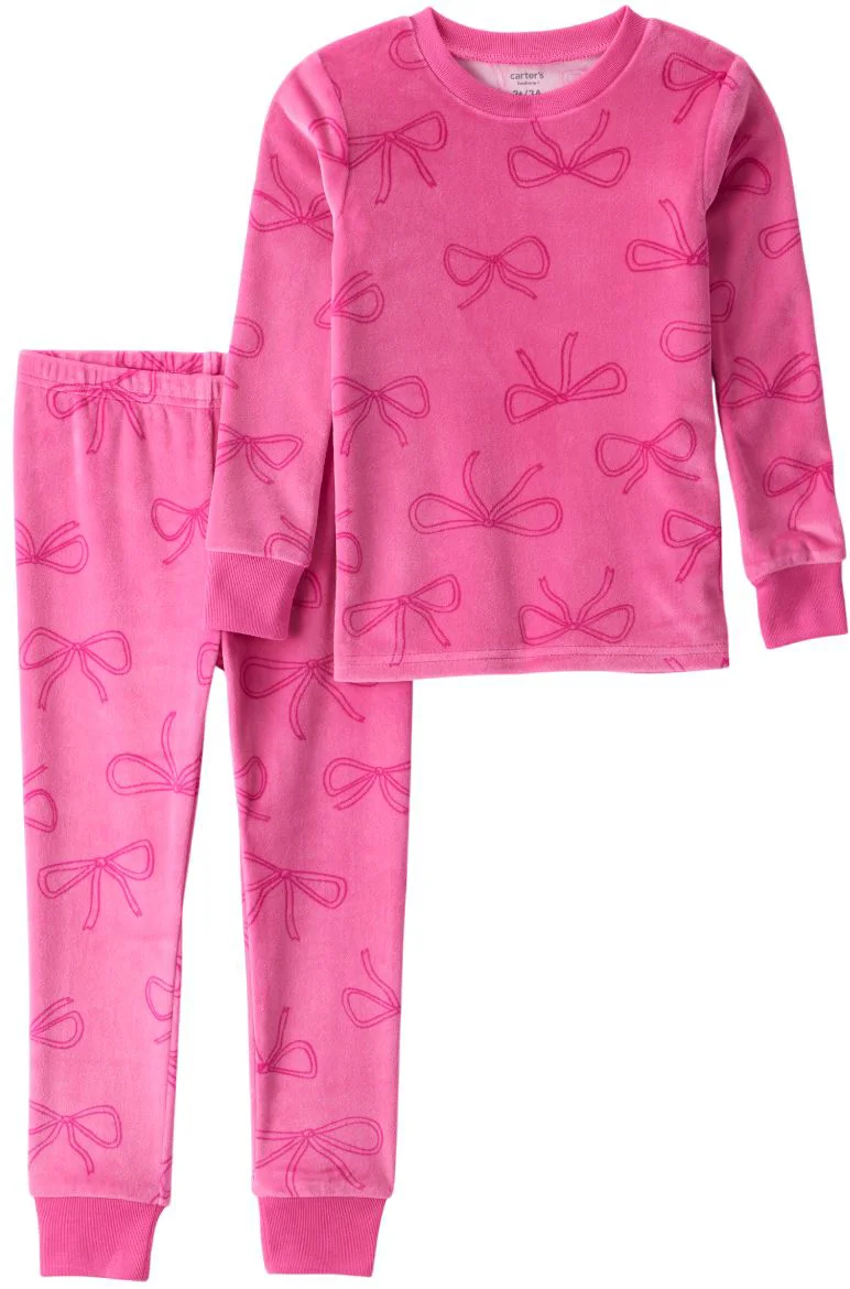 image for Carter's Пижама Velboa Pink Bow foto