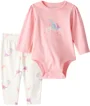 Carter's Комплект 2 в 1 Pink Mommy Me Dinos - боди и штаны foto