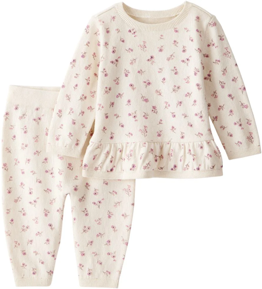 image for Carter's Комплект 2 в 1 Mini Floral - джемпер и штаны foto