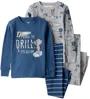 Carter's Set 2 pijamale din bumbac Blue-Grey Tool foto