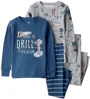 Carter's Set 2 pijamale din bumbac Blue-Grey Tool foto