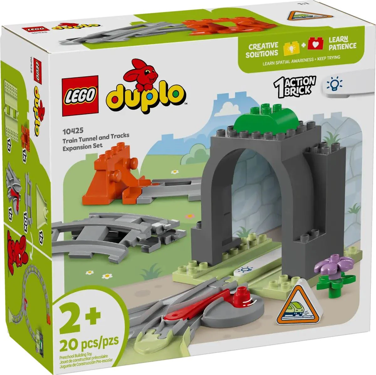 image for LEGO Duplo - Набор для расширения: туннель и железнодорожные рельсы, 20 эл. foto