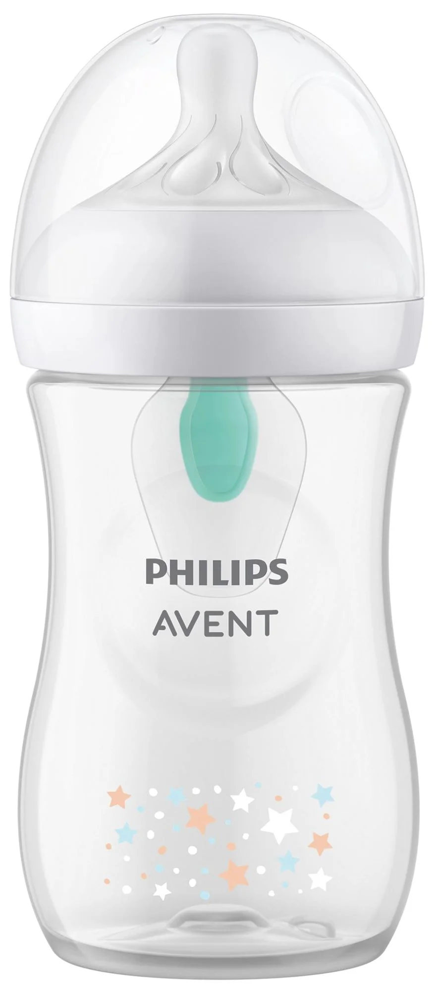 image for Biberon cu dispozitiv anticolici Philips Avent AirFree (1+ luni) Stelute, 260 ml foto