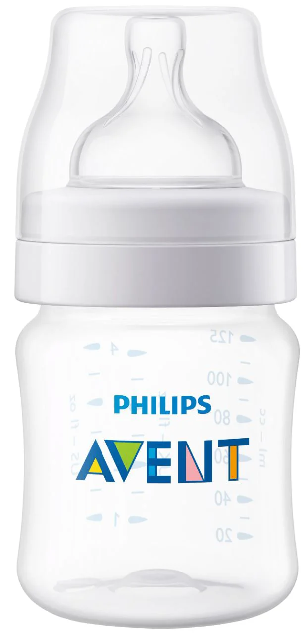 image for Biberon din plastic anti-colici Philips Avent (0+ luni), 125 ml foto