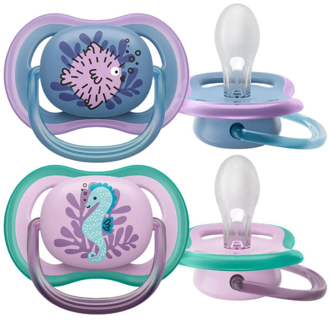 Suzete din silicon Philips Avent Ultra Air Girl (6-18 luni), 2 buc. foto