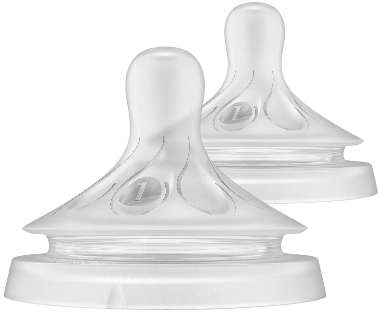 image for Силиконовые соски Philips Avent Natural Response, медленный поток (0+ мес.), 2 шт. foto