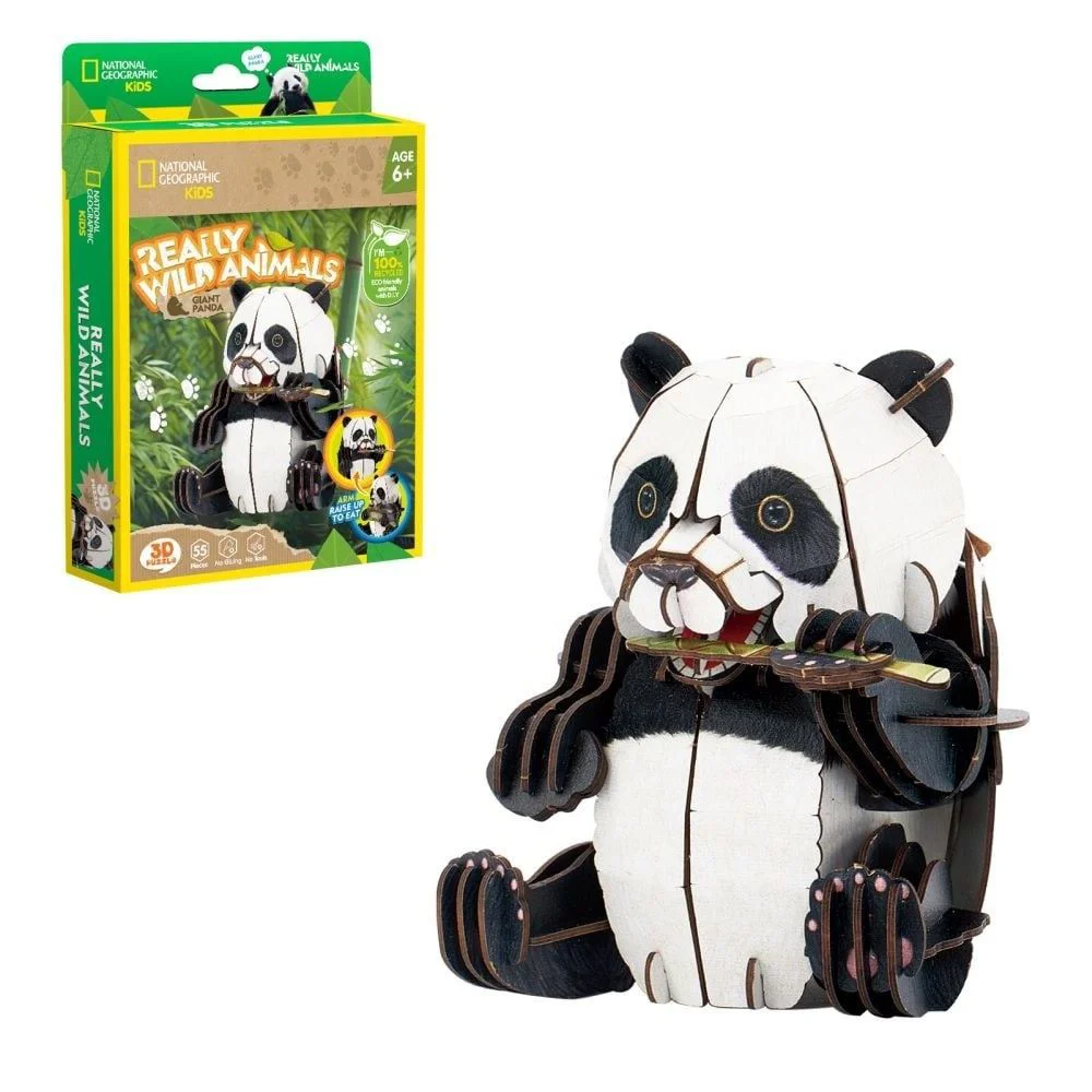 3D Puzzle CubicFun "Panda mare", 55 piese foto