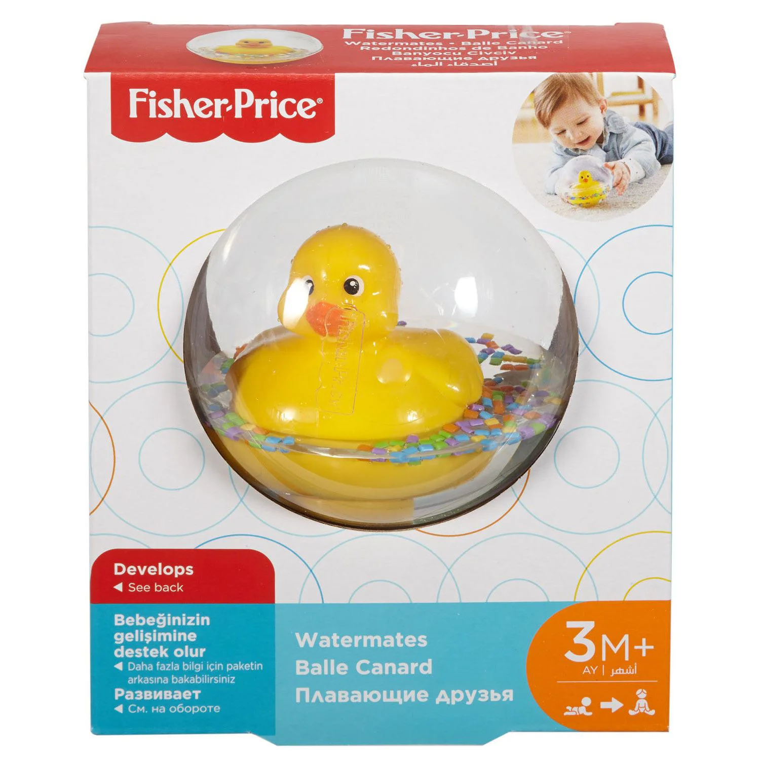 Jucarie pentru baie Fisher-Price Ratusca in balon foto
