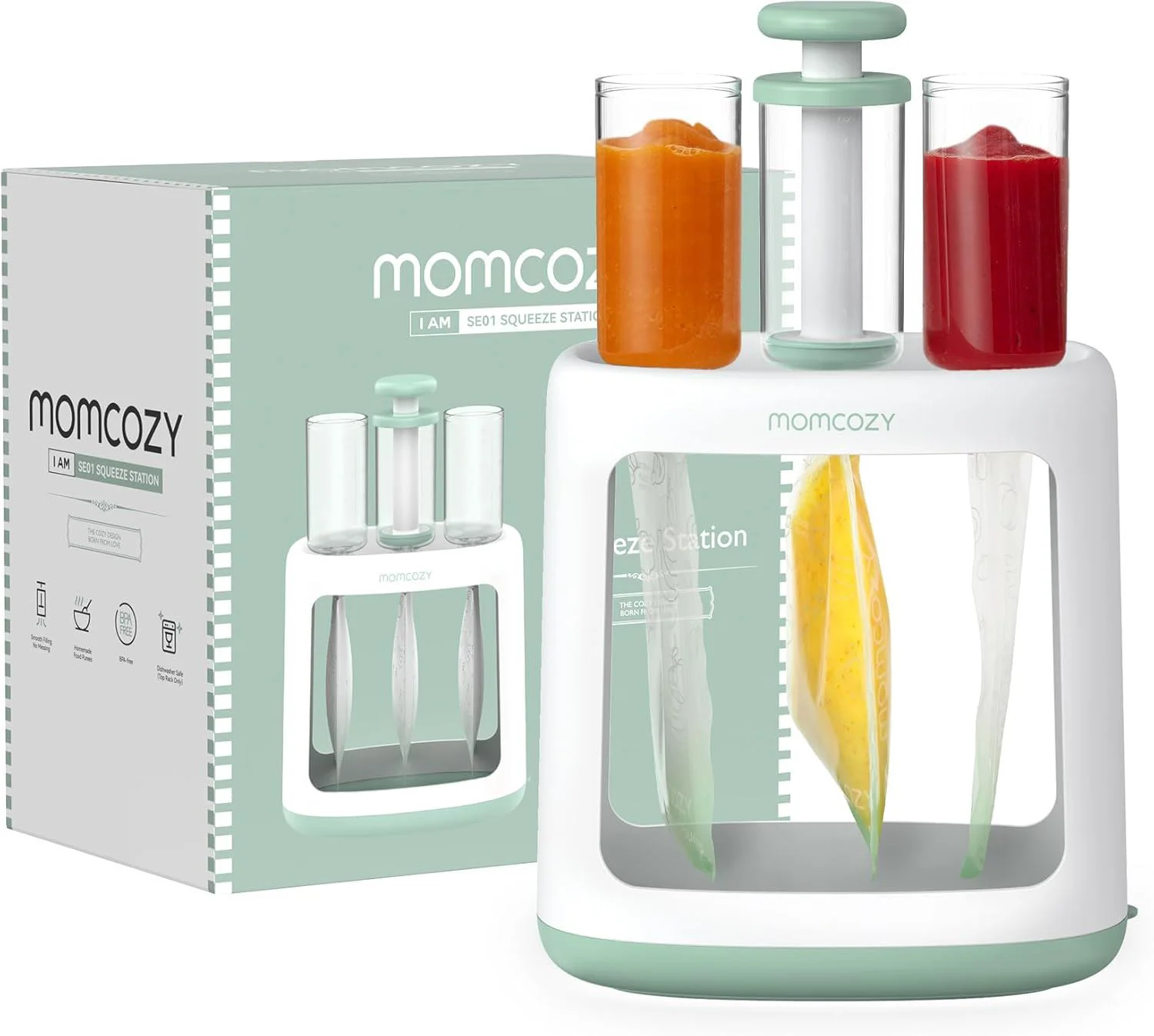 image for Станция для приготовления детского пюре Momcozy Squeeze Station foto