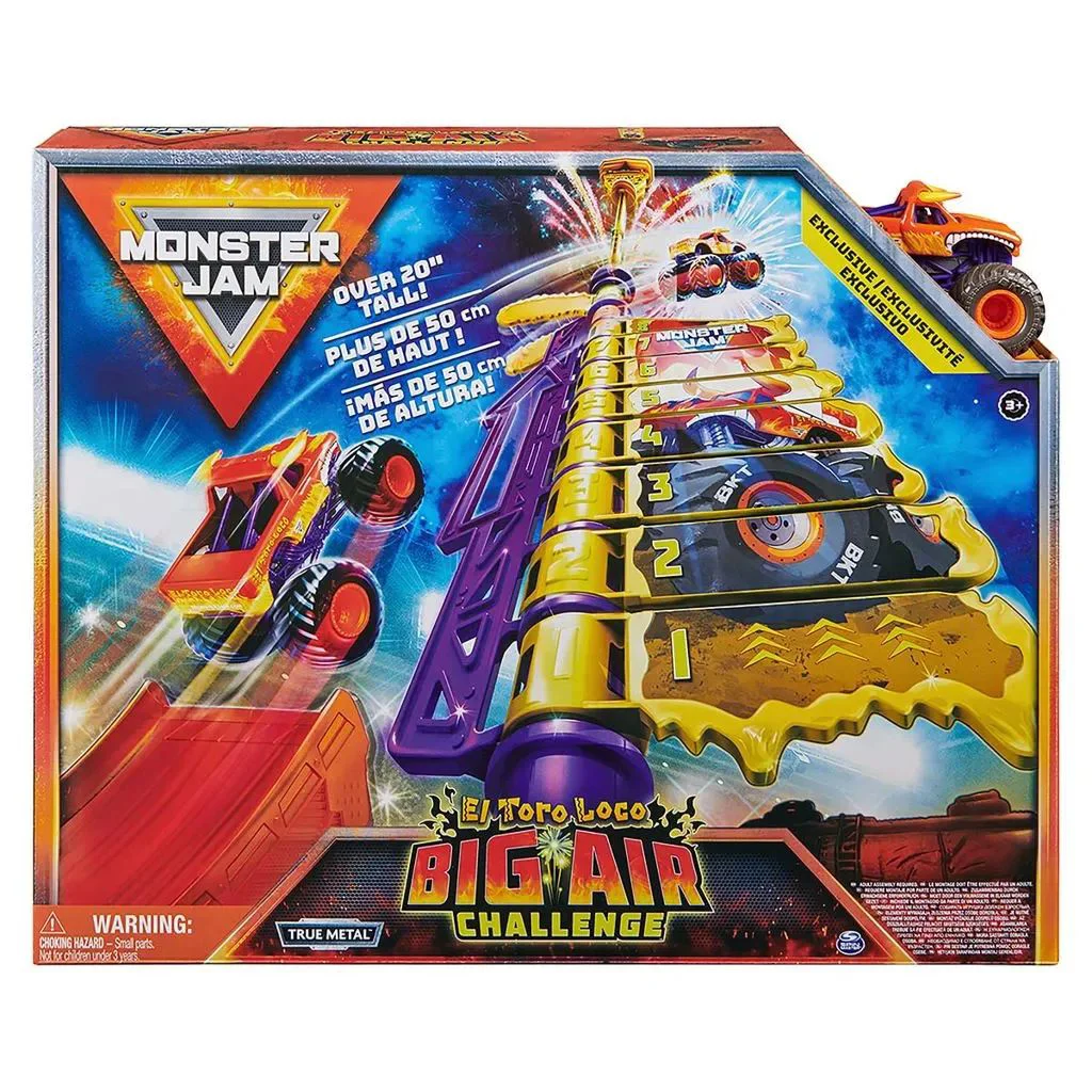 image for Set de joaca Spin Master Monster Jam El Toro Loco Big Air Challenge, 1:64 foto