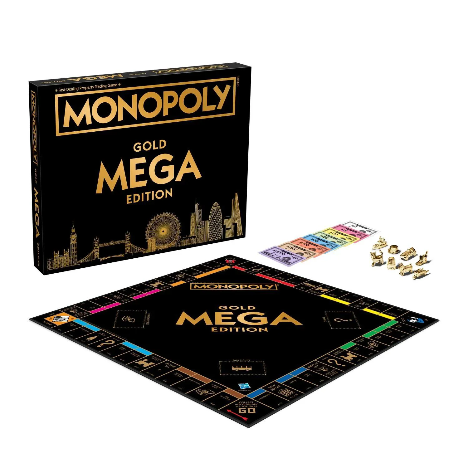 image for Joc de masa Winning Moves Monopoly Mega Gold, (ro) foto