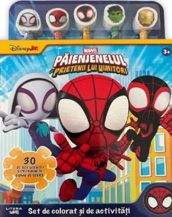 image for Paienjenelul si prietenii lui uimitori. Set Dinesy de colorat si de activitati foto