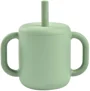 Cana de antrenament cu pai Beaba Sage Green (8+ luni), 170 ml foto