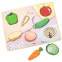 Puzzle tactil Viga Toys Legume, 7 piese foto