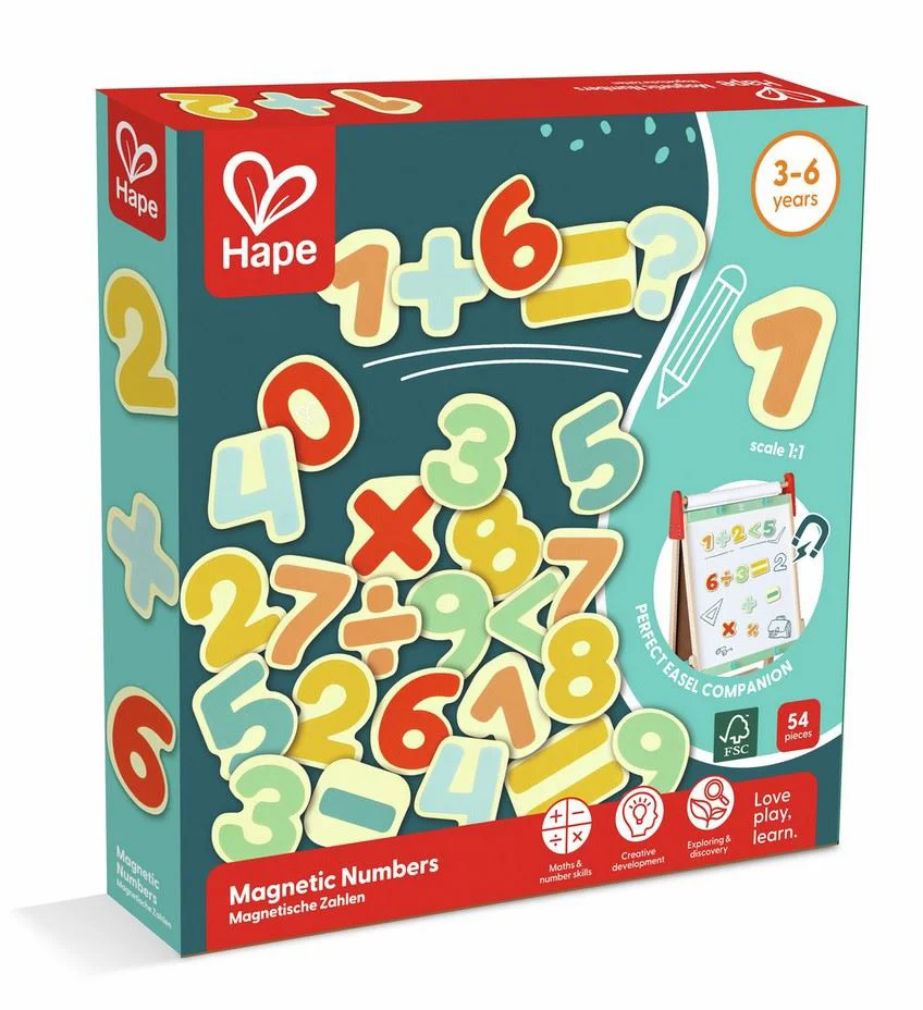 image for Магнитный набор Hape Цифры foto