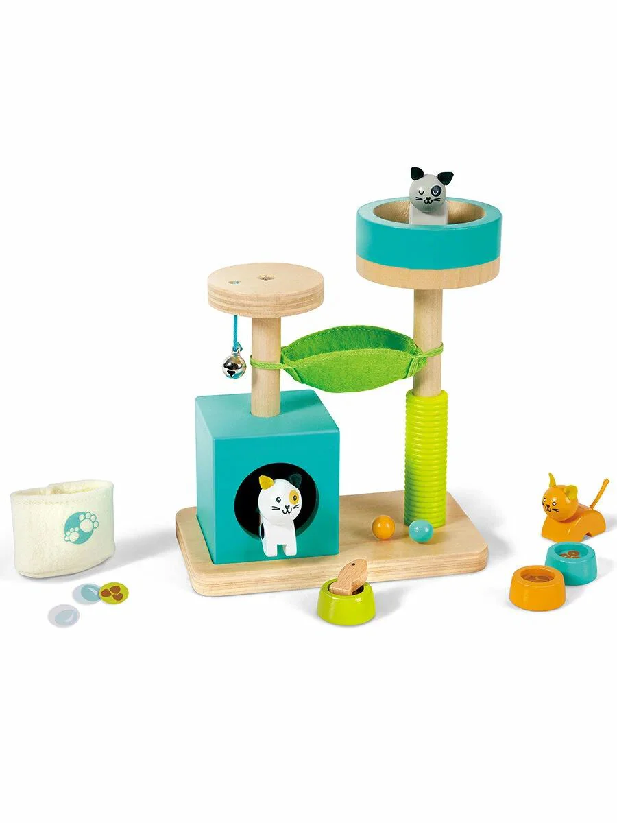 image for Деревянный игровой  набор Hape Кошачий рай foto