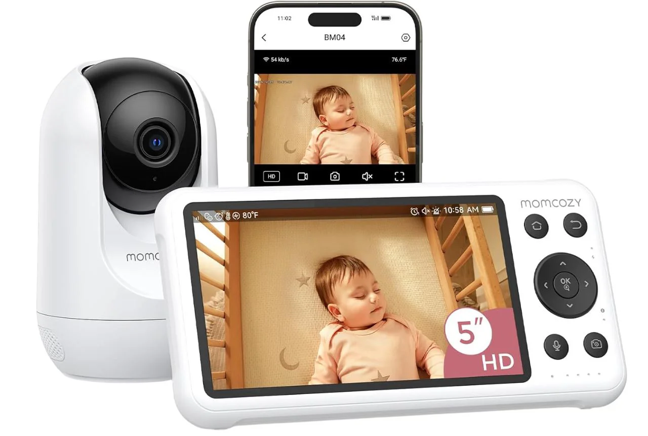 image for Цифровая видеоняня Momcozy Smart Wifi 5,5" BM04 foto