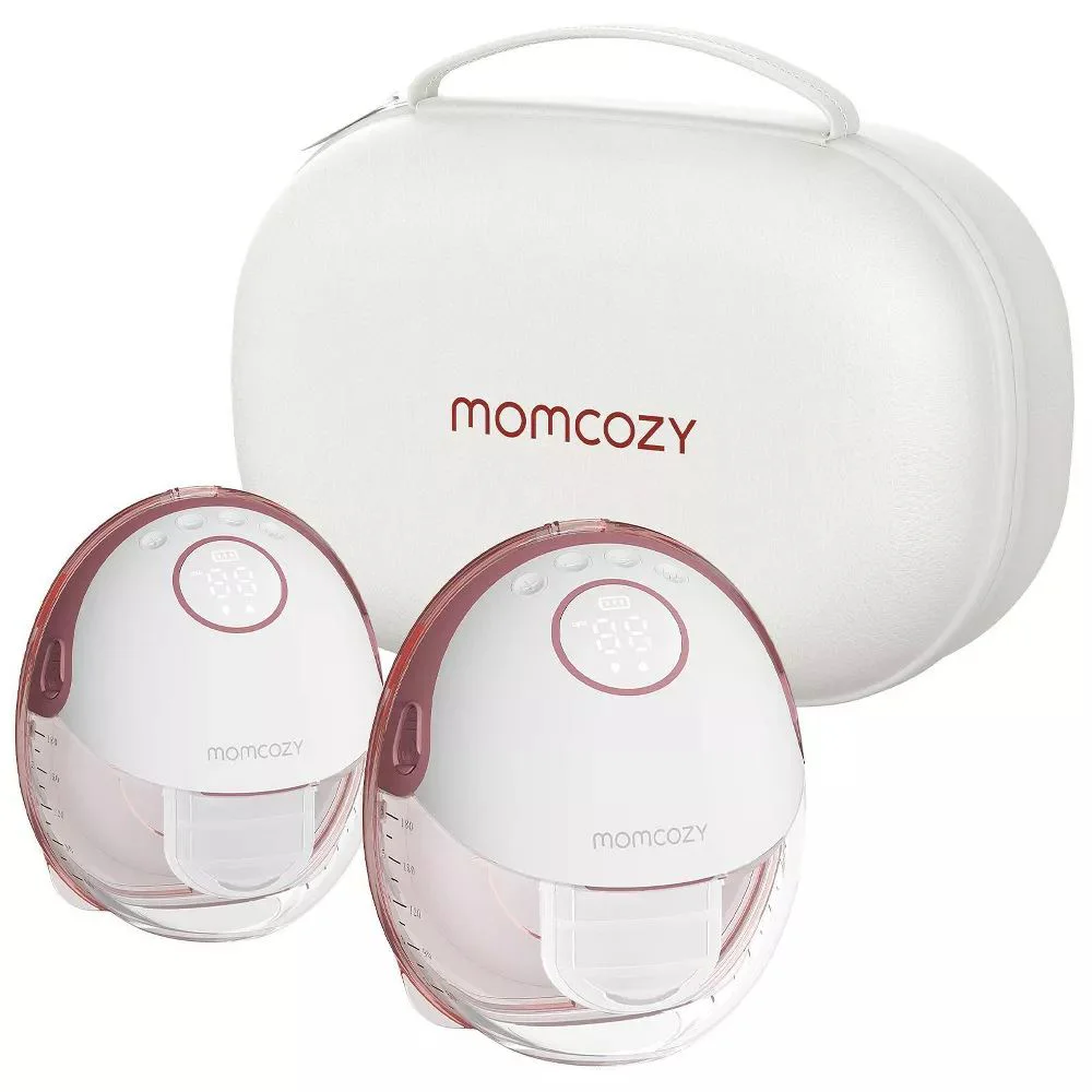 image for Pompa de san electrica dubla hands-free Momcozy M6 Red foto