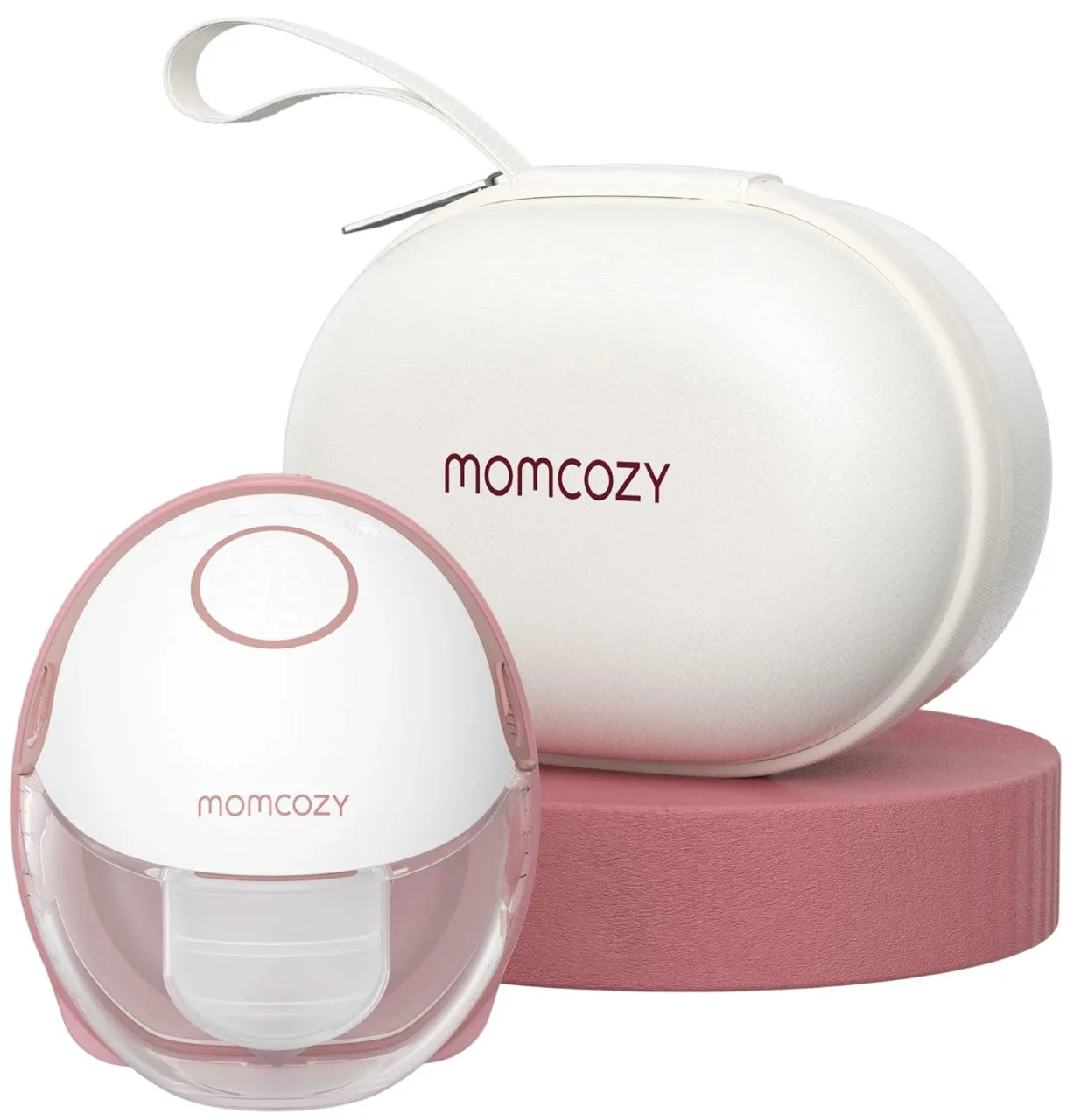 image for Pompa de san electrica hands-free Momcozy M6 Red foto