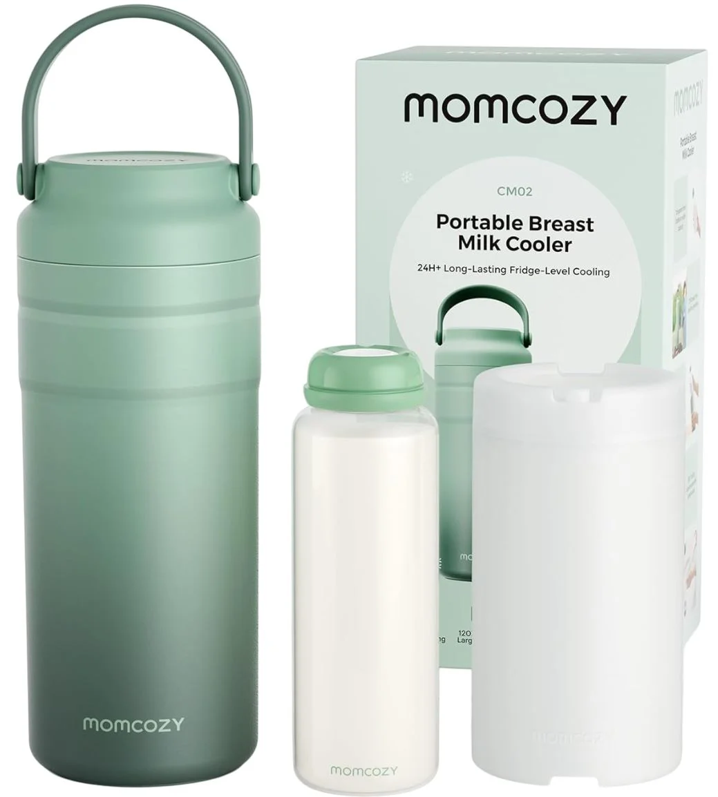 image for Портативный охладитель для грудного молока Momcozy, 325 мл foto