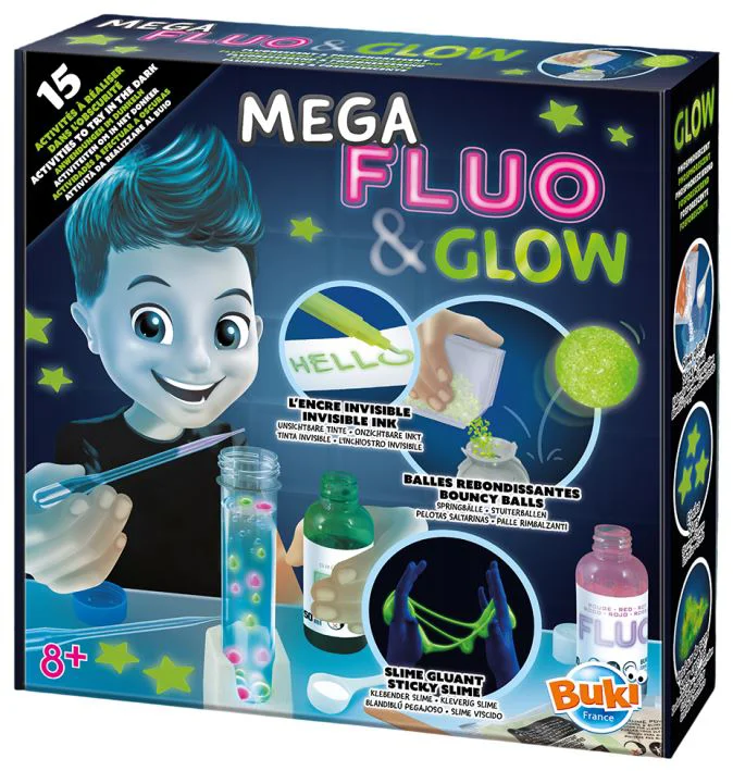 image for Set de experimente Buki Mega Fluo & Glow foto