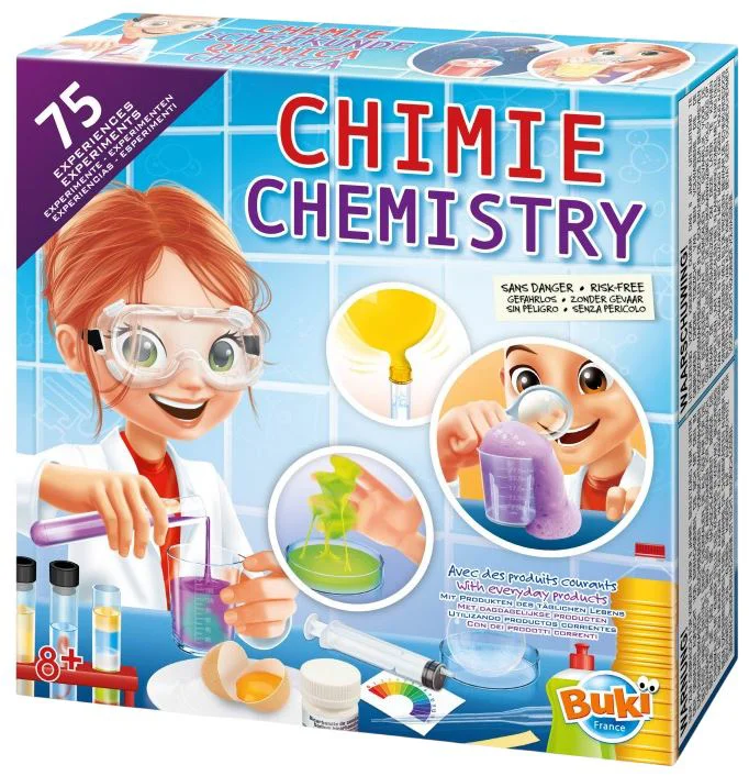 image for Set de joaca Buki Chimie 75 Experimente foto