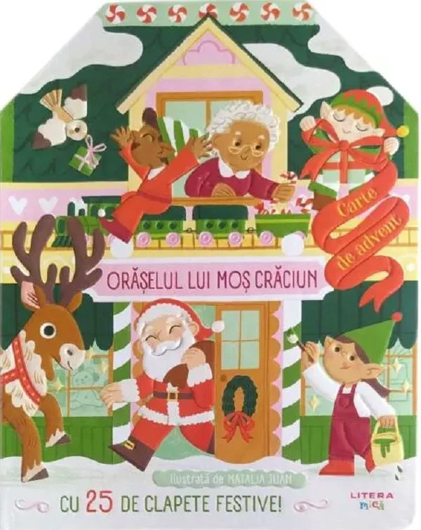 image for Oraselul lui Mos Craciun. Carte de advent cu 25 de clapete festive! foto
