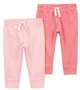 Carter's Set 2 piese Pantaloni Shades of Pink foto