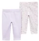 Carter's Set 2 piese Pantaloni Purple-Gray foto