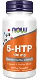 Supliment alimentar Now Foods 5-HTP 100 mg, 60 veg. capsule foto