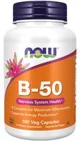 Supliment alimentar Now Foods B-50, 100 veg. capsule foto