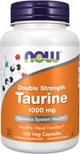 Supliment alimentar Now Foods Taurine Double Strength 1,000 mg, 100 veg. capsule foto
