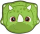 Мягкий коврик с эффектом памяти Roxy Kids Dino, 50x60 см foto