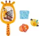Set de jucarii de baie cu plasa Roxy Kids Safari Animals, 7 buc. foto
