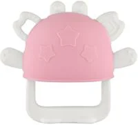 Силиконовый прорезыватель с ручкой Roxy Kids Crabby Pink foto
