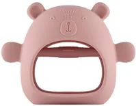 Силиконовый прорезыватель с ручкой Roxy Kids Bear Pink foto