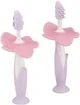 Набор зубная щётка + массажная щётка Roxy Kids Lilac foto