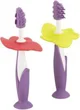 Набор зубная щётка + массажная щётка Roxy Kids Purple foto