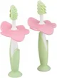 Набор зубная щётка + массажная щётка Roxy Kids Light Green foto