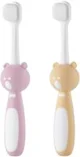Набор зубных щёток Roxy Kids Teddy Pink&Orange, 2 шт. foto